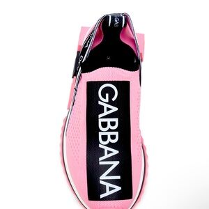 Dolce & Gabbana Sorrento Pink Womens Athletic Sneakers Shoes